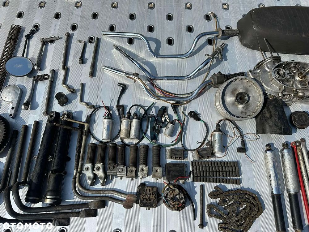 Części Romet Ogar 200 205 Motorynka Błotnik Bagażnik Schowek Tłumnik - 13