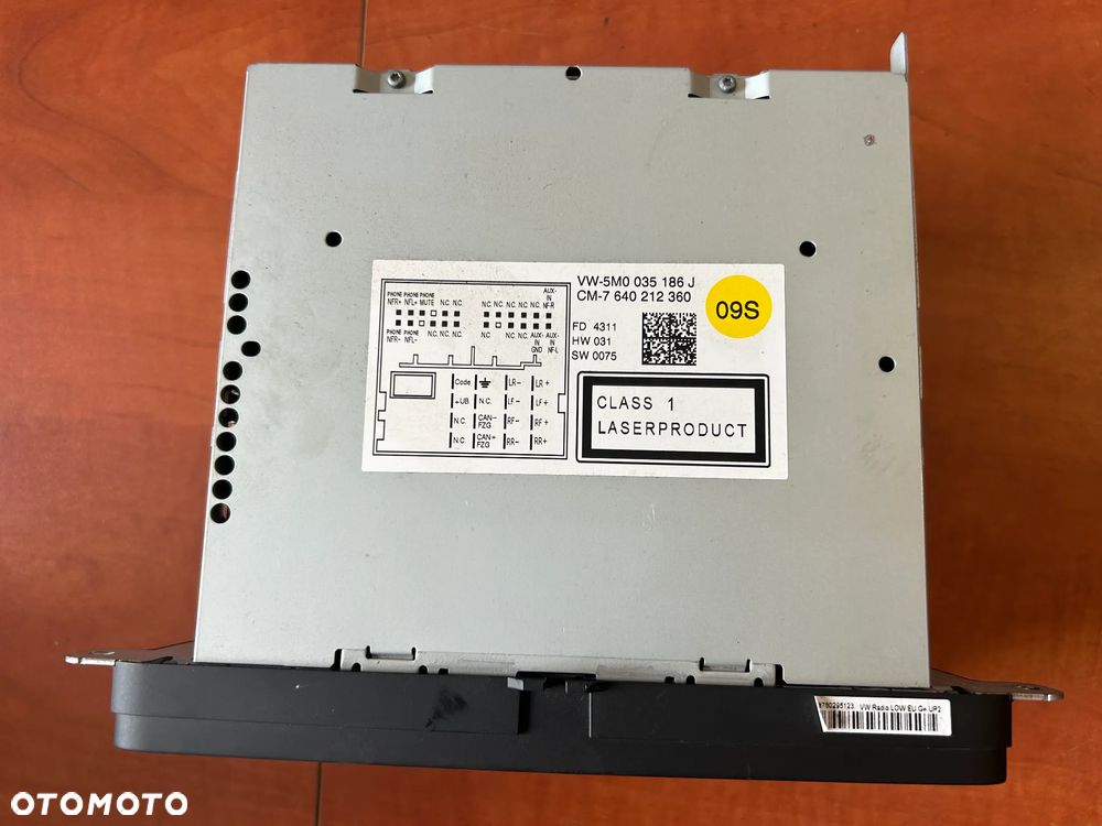 RADIO ODTWARZACZ 5M0035186J VW GOLF PLUS V - 2
