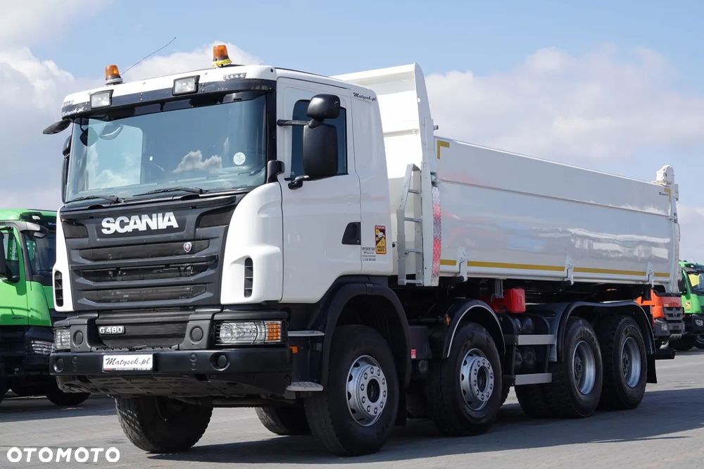 Scania G 480 / 8x4 / WYWROTKA / HYDROBURTA / BORDMATIC / MANUAL - 12