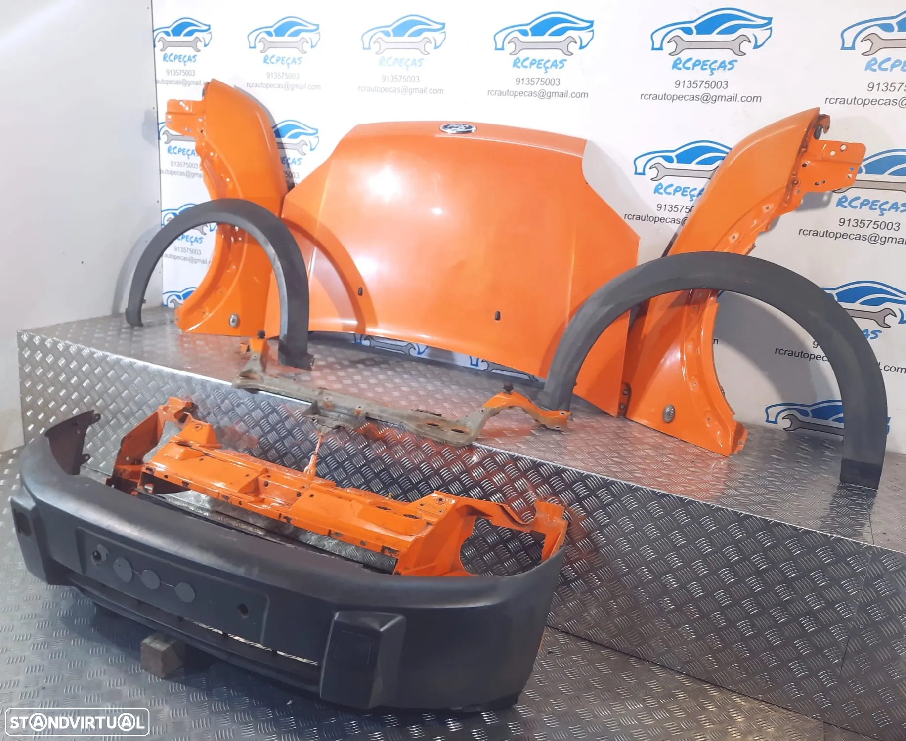 FRENTE FORD TRANSIT CONNECT 1 I MK1 CAPOT PARACHOQUES GUARDA-LAMAS FRENTE FIBRA REFORCO ABA GUARDA-LAMAS - 2