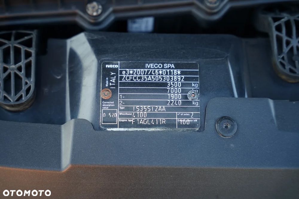 Iveco DAILY 35-140 / WYWROTKA / BRYGADÓWKA - 6 MIEJSC / MANUAL / - 37
