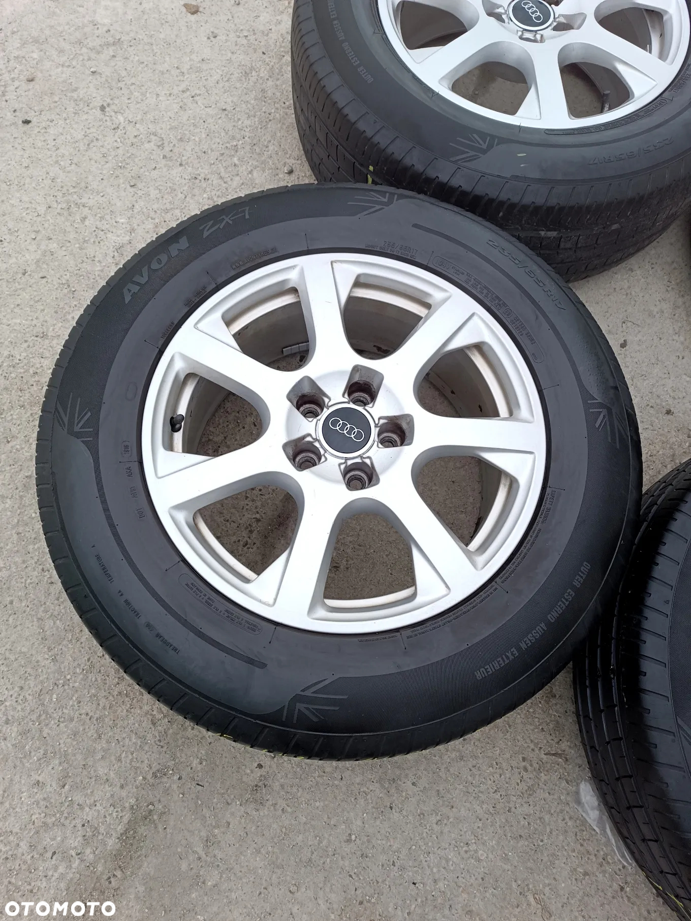 5x112 Felgi Aluminiowe Alufelgi 17 AUDI Q5 8R0 80A 8R Koła Letnie Lato 5,5mm Legnica ALU-RAD 235/65 - 8