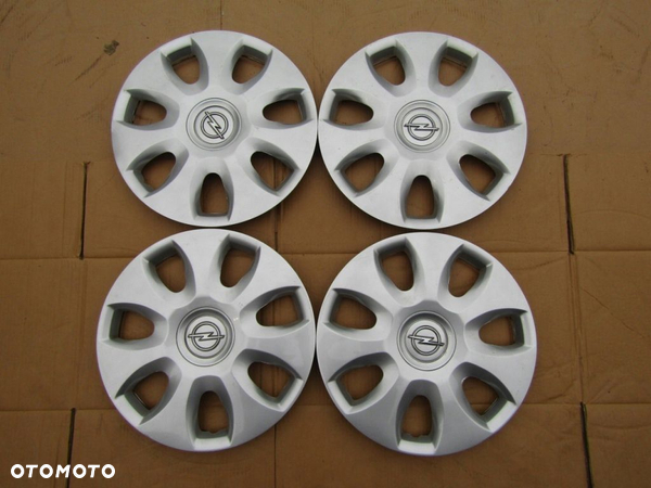 4x Kołpaki 15 Opel Corsa D E Adam Meriva Karl Astra Vectra Combo