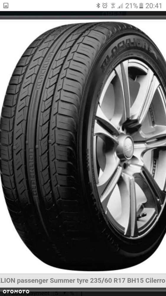 OPONA BALCKLION CILERRO BH15 235/60/17 102 T - 1