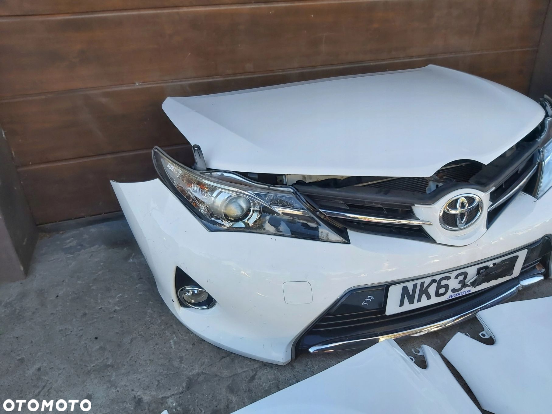 Toyota Auris II zderzak maska błotnik chłodnica pas przedni kompletny przód - 2