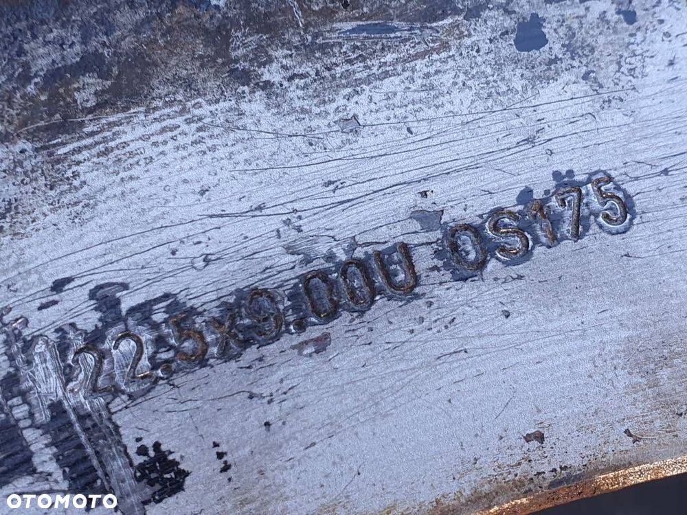 KOŁA FELGI OPONY TYŁ KOMPLET 315 70 22.5 DAF XF 106 STALOWE - 17