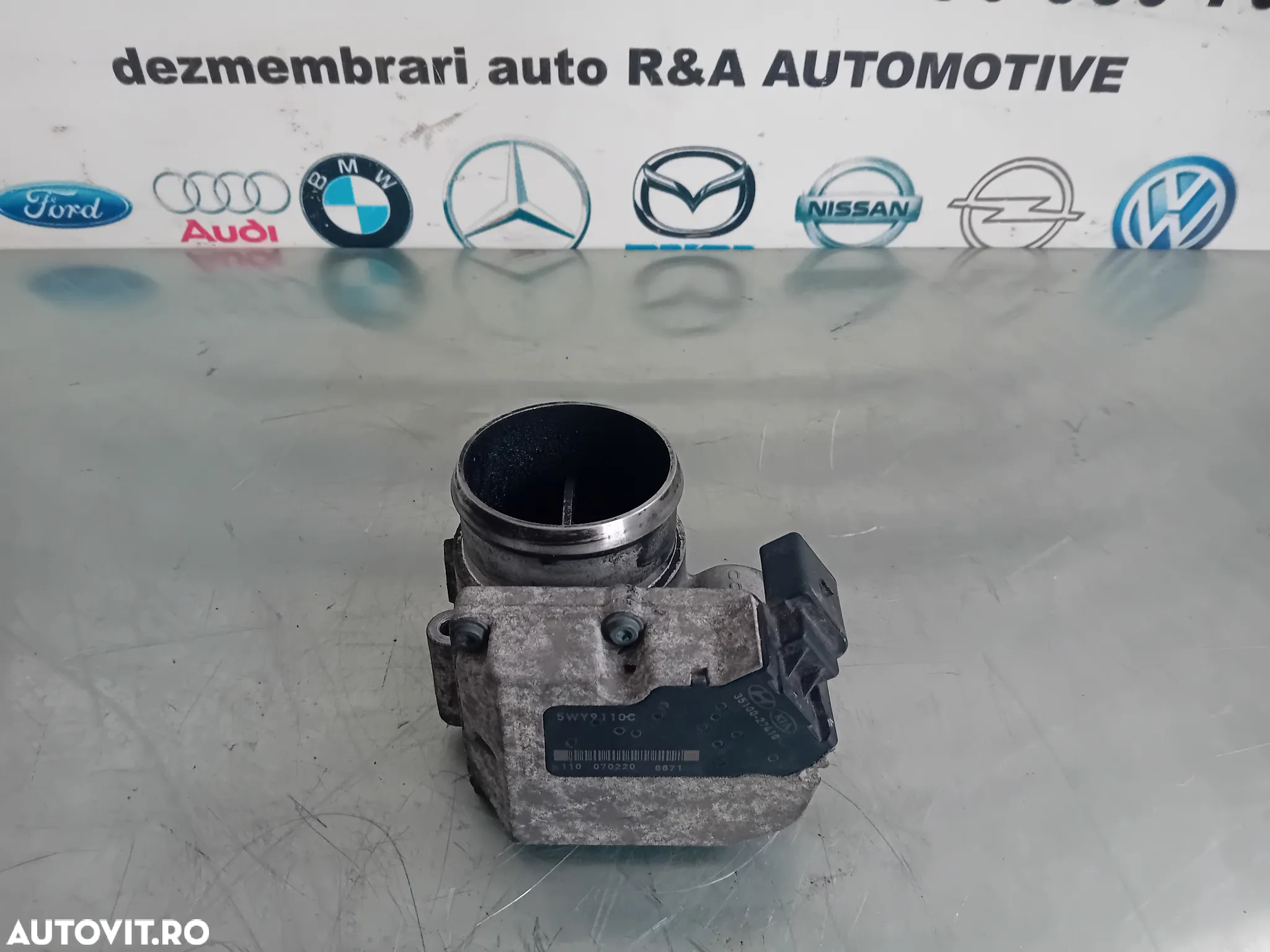 Clapeta Acceleratie Admisie Hyundai Santa Fe 2 II 2.2 Crdi An 2006-2012 Cod 35100-27410 - 4