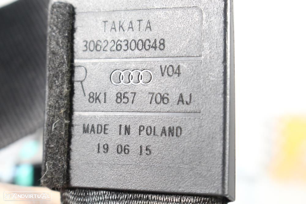 Cintos Frontais Audi A4 (8K2, B8)  Cintos Frontais Audi A4 B8 - 8