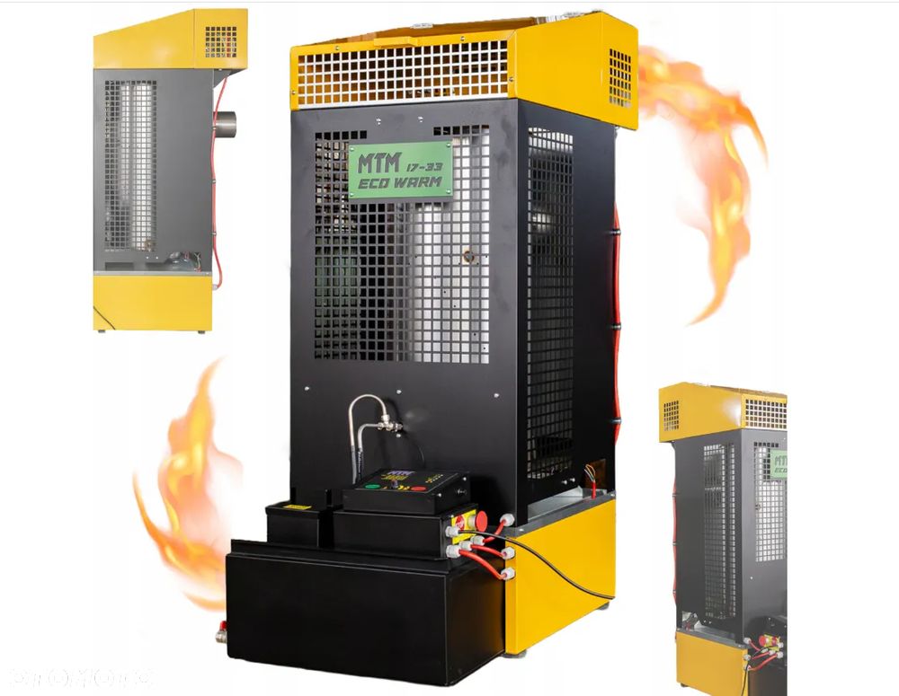 Piec na olej z nadmuchem MTM Eco Warm 17–33 kW do warsztatu - 1