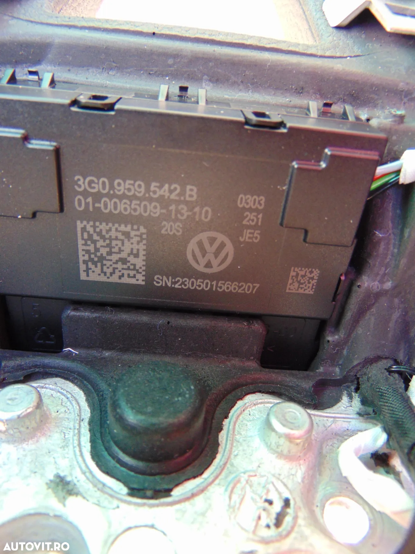 Volan piele cu comenzi VW Golf 8 Polo T Cross ID4 ID3 comenzi cu touch modul volan Passat 3g5 b8 T6 cod 6380998 - 6