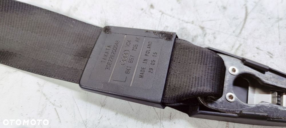 PAS BEZPIECZEŃSTW LEWY AUDI A4 B8 LIFT 8K1857705AK - 2