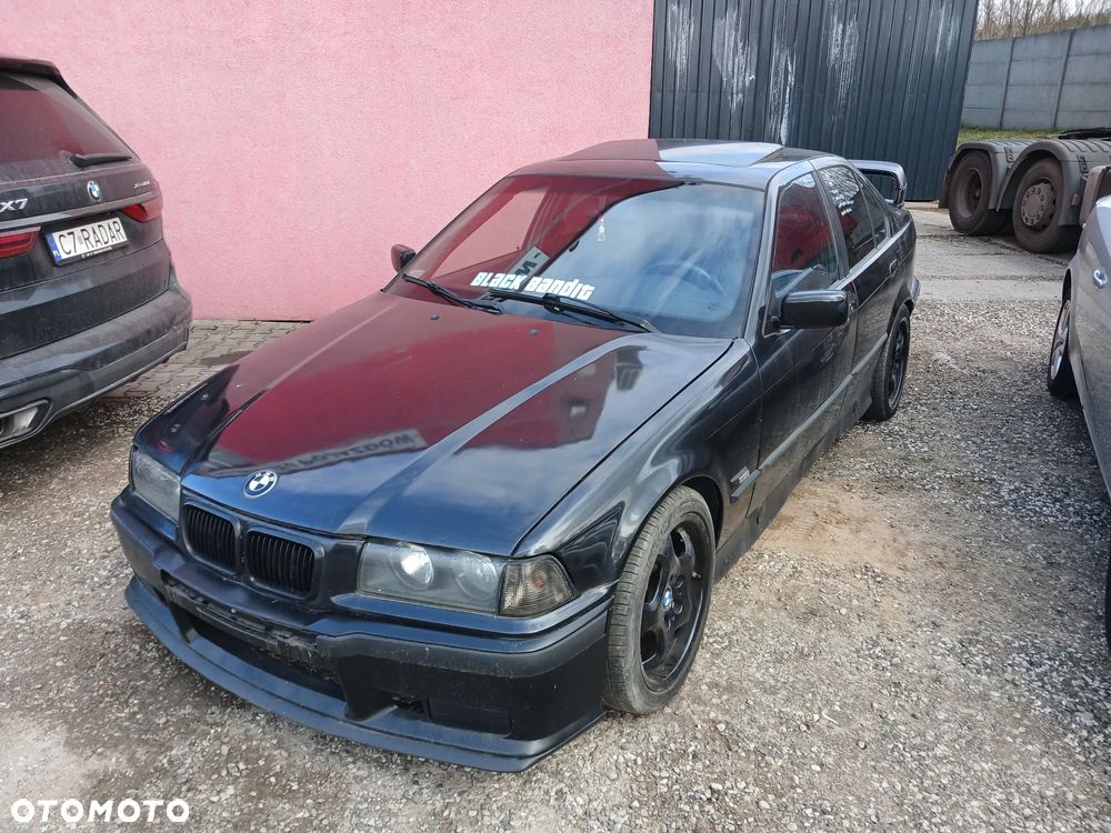 BMW E36 1.8I M43 LAK. SWARTZ METALIC CAŁA NA CZĘŚCI CZESCI - 1