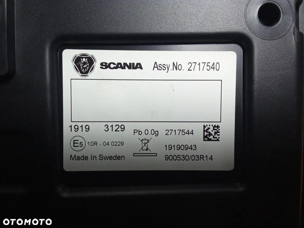 Licznik zegary ScaniaR S NGT 2717540 - 2