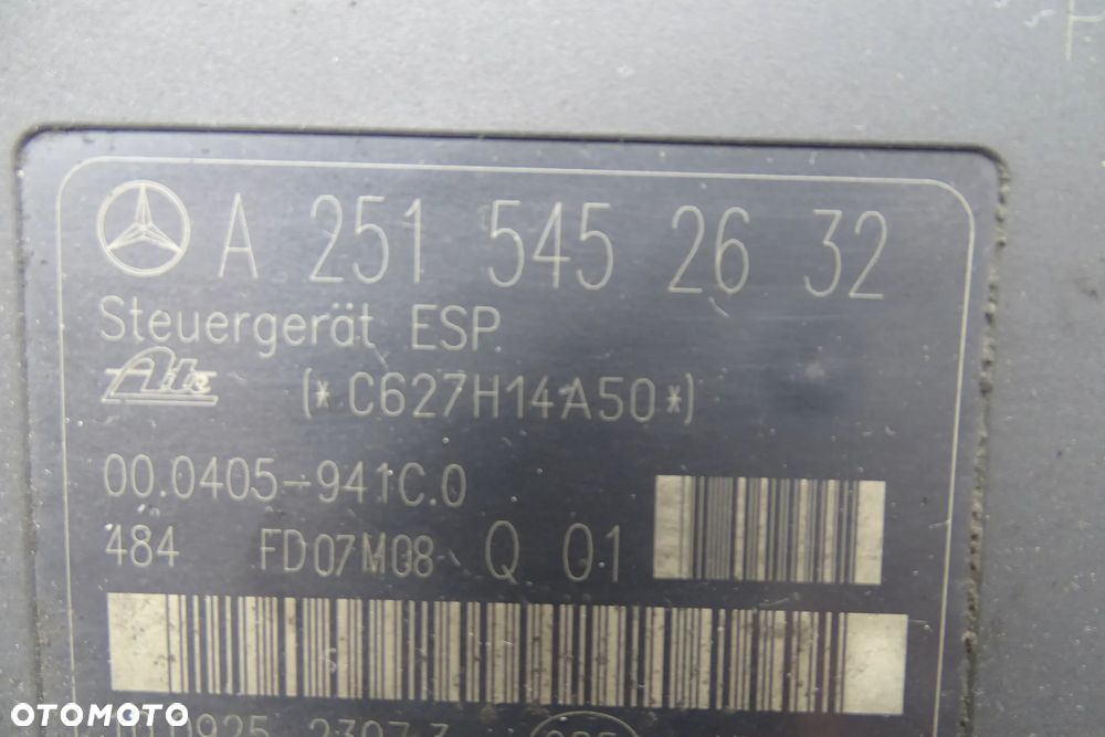 MERCEDES ML W164 Pompa Hamulcowa ABS Sterownik 2515452632 - 4