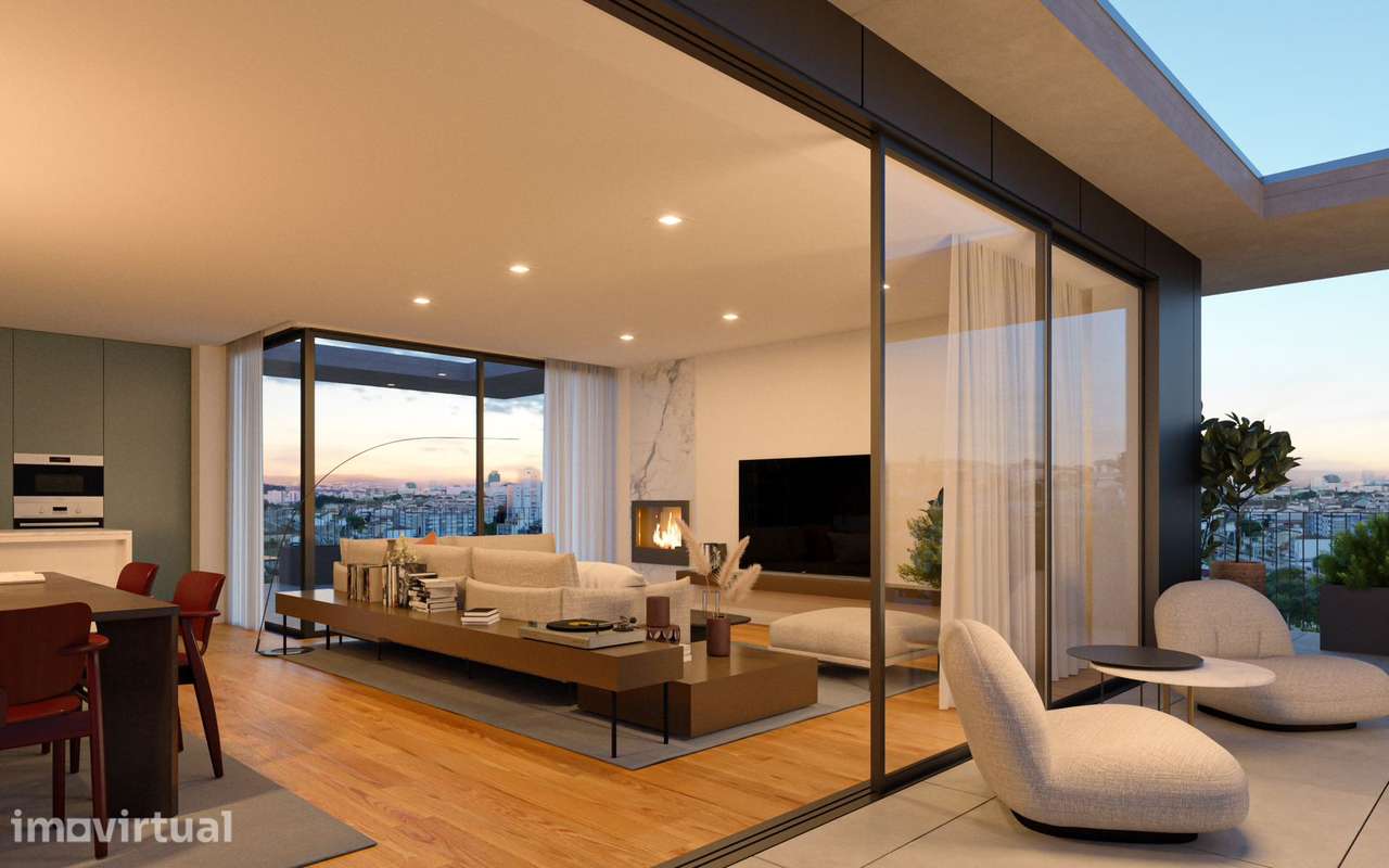 T2 -  PRIVILEGE - 2 Suites, 2 Terraços, 2 Lugares de Garagem e Arrumos - Grande imagem: 5/23