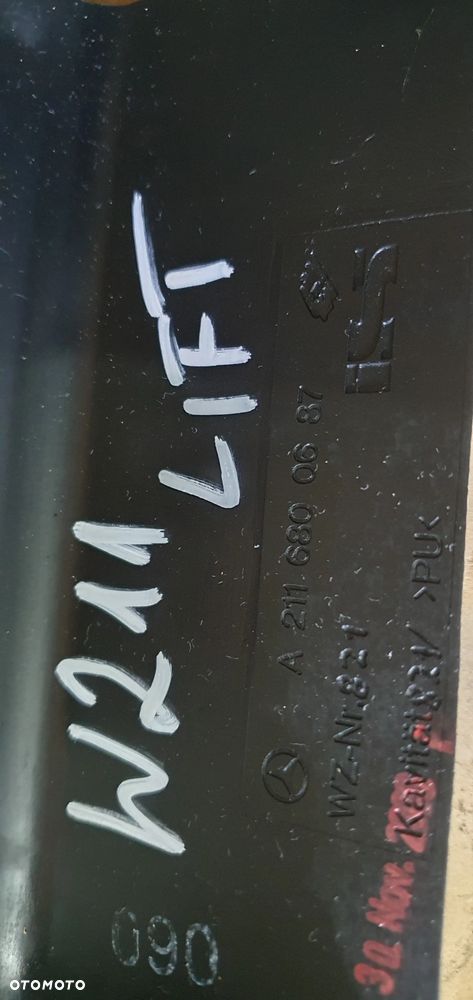 Konsola AIRBAG pasy poduszki sensor Mercedes E-Klasa W211 Lift - 12