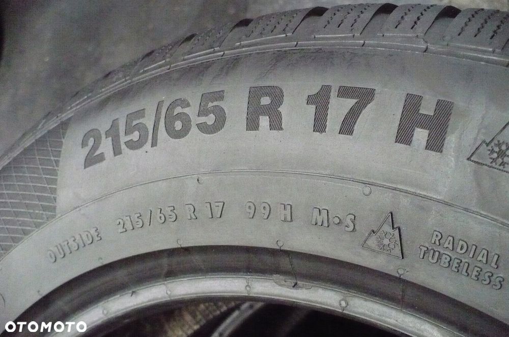 2x CONTINENTAL WinterContact TS 850P 215/65R17 6,5mm 6,7mm 2021 - 3