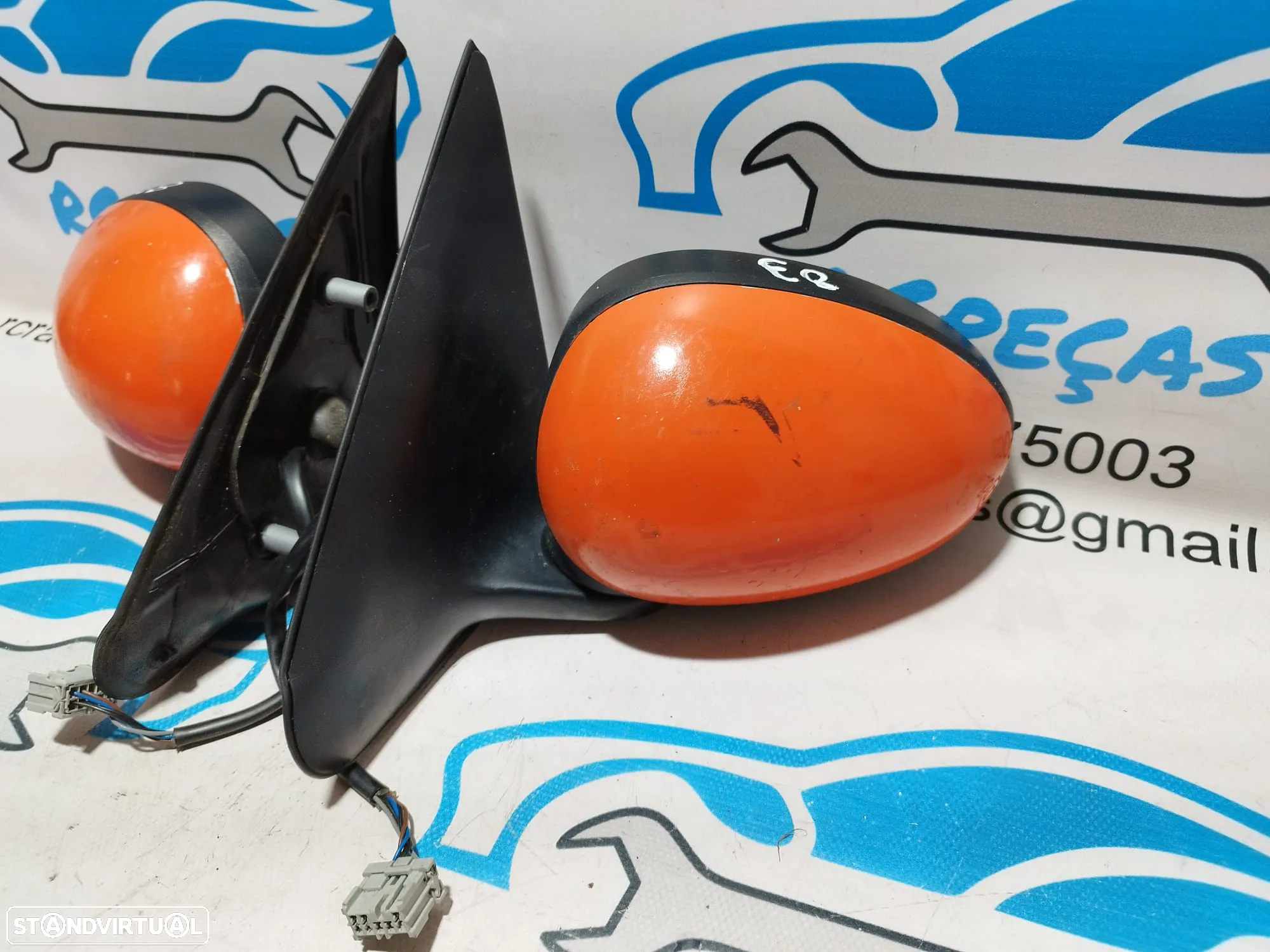 ESPELHO RETROVISOR ESQUERDO DIREITO ROVER 25 I 1 MK1 CRJ100210PMD CRJ100220PMD MG ZR ELETRICO AQUECIDO ESPELHOS RETROVISORES - 6