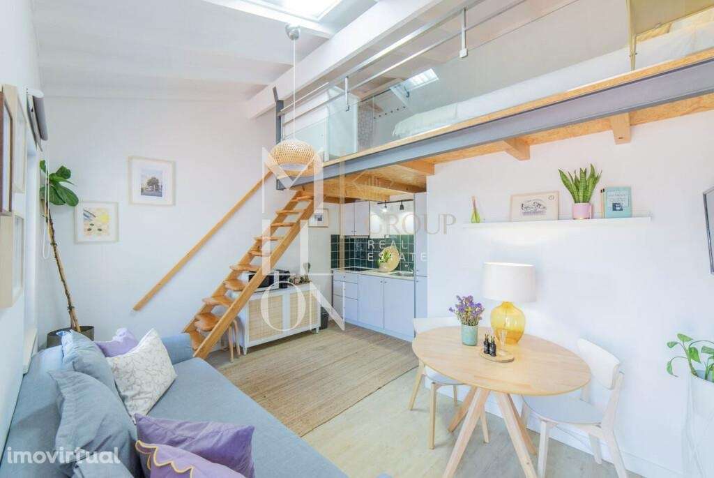 Apartamento T0 Mezzanine – Totalmente Mobilado e Equipado - Grande imagem: 4/13