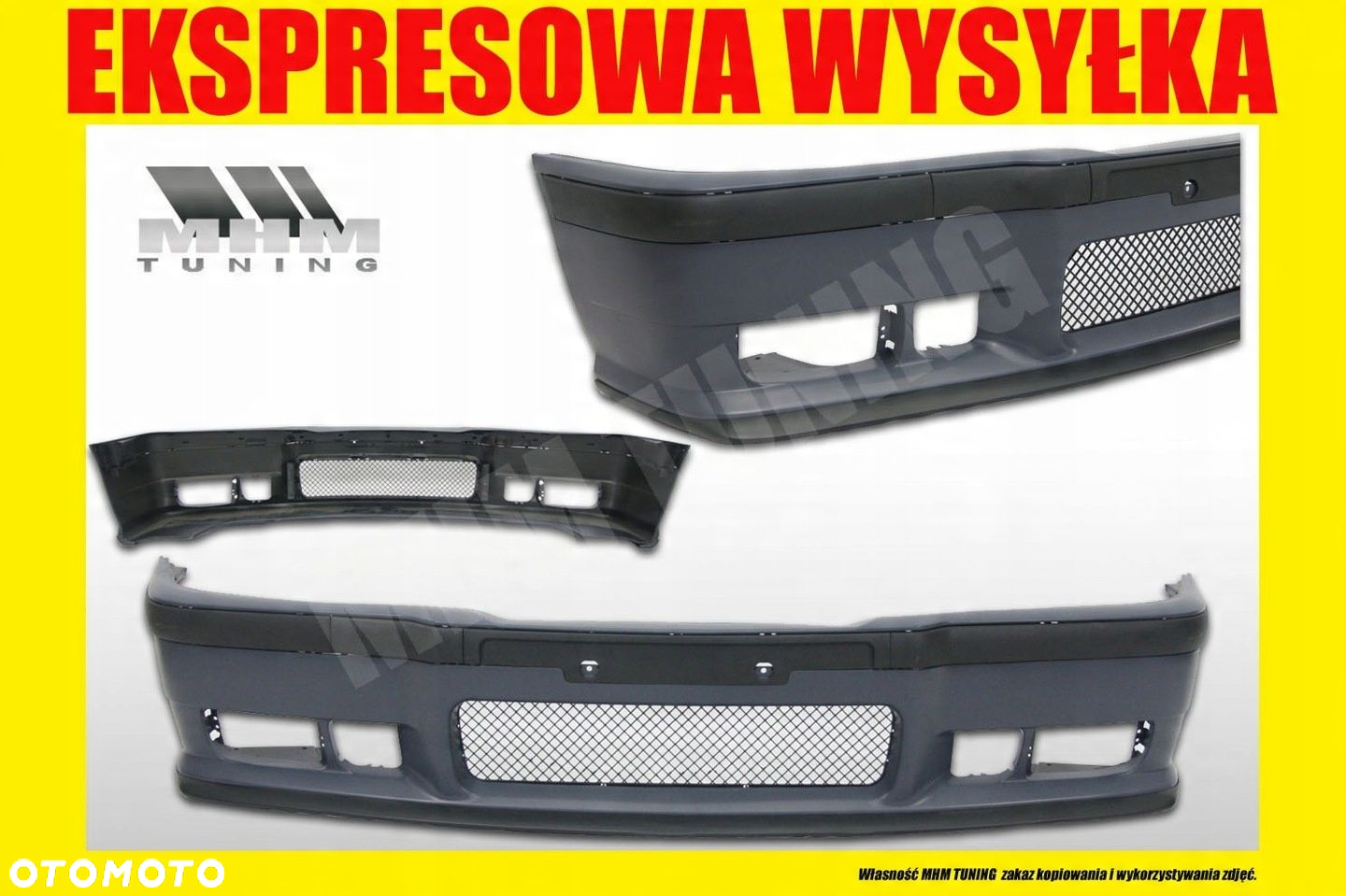 Zderzak Przod Spoiler Tyl Progi kpl Bmw 3 e36 Mpakiet M-pakiet - 2