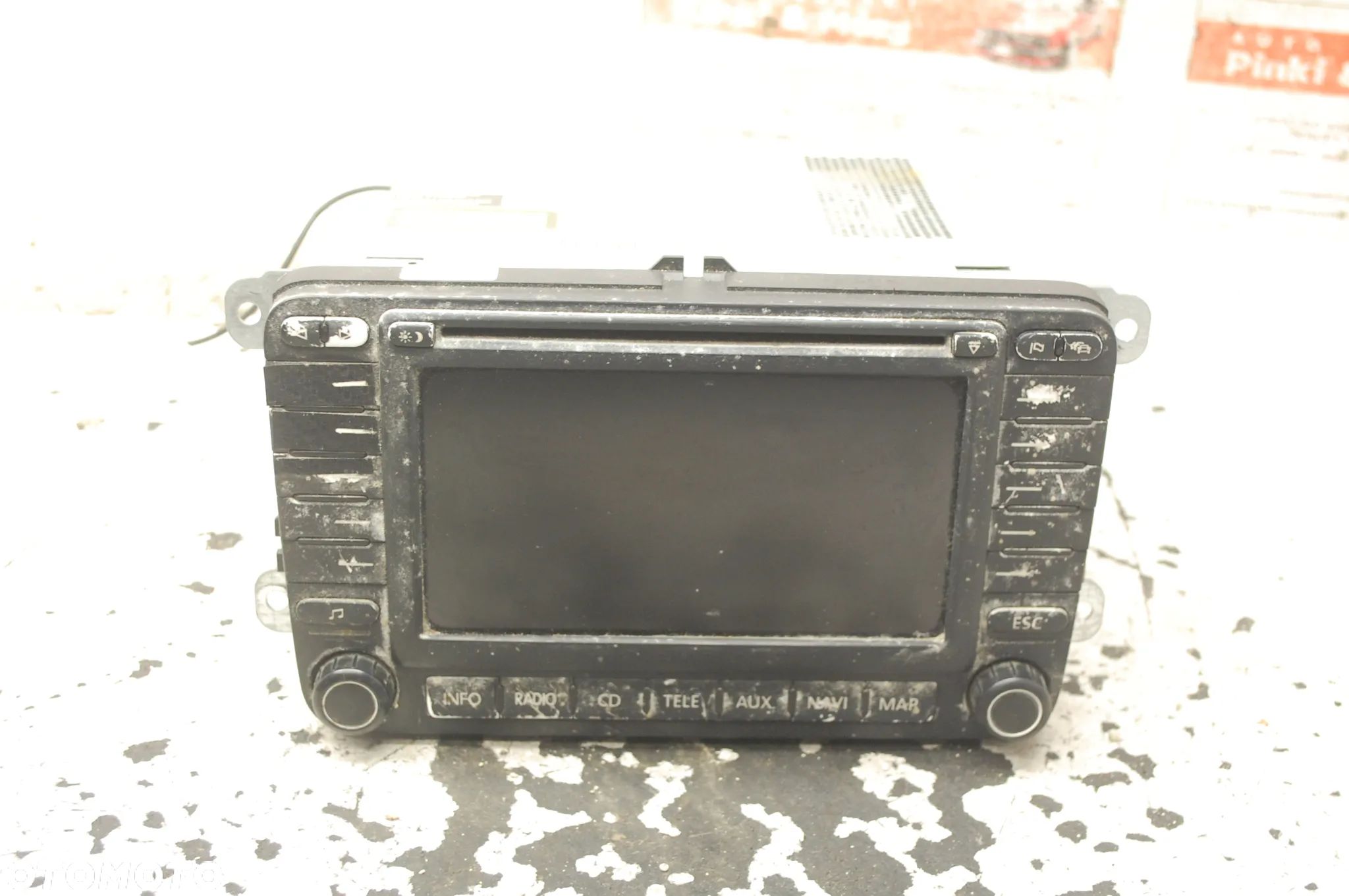 RADIO NAWIGACJA + KOD 1T0035194 VW TOURAN I GOLF V JETTA - 1