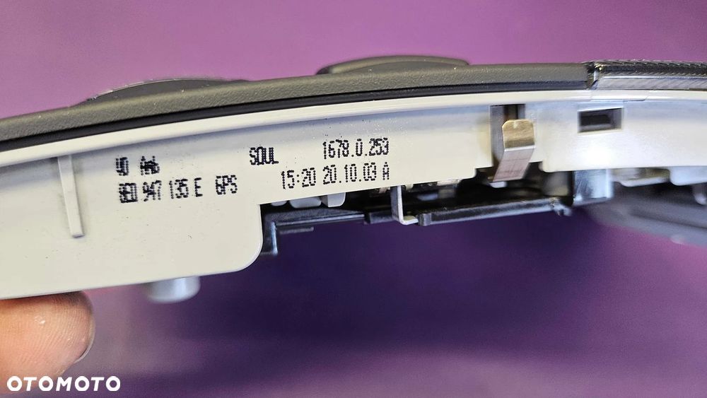 Lampka Podsufitki 8E0947135E 8E0947565 Czarna S-line Oświetlenie Ambiente Kabiny Audi A4 B6 B7 Sedan Kombi - 9