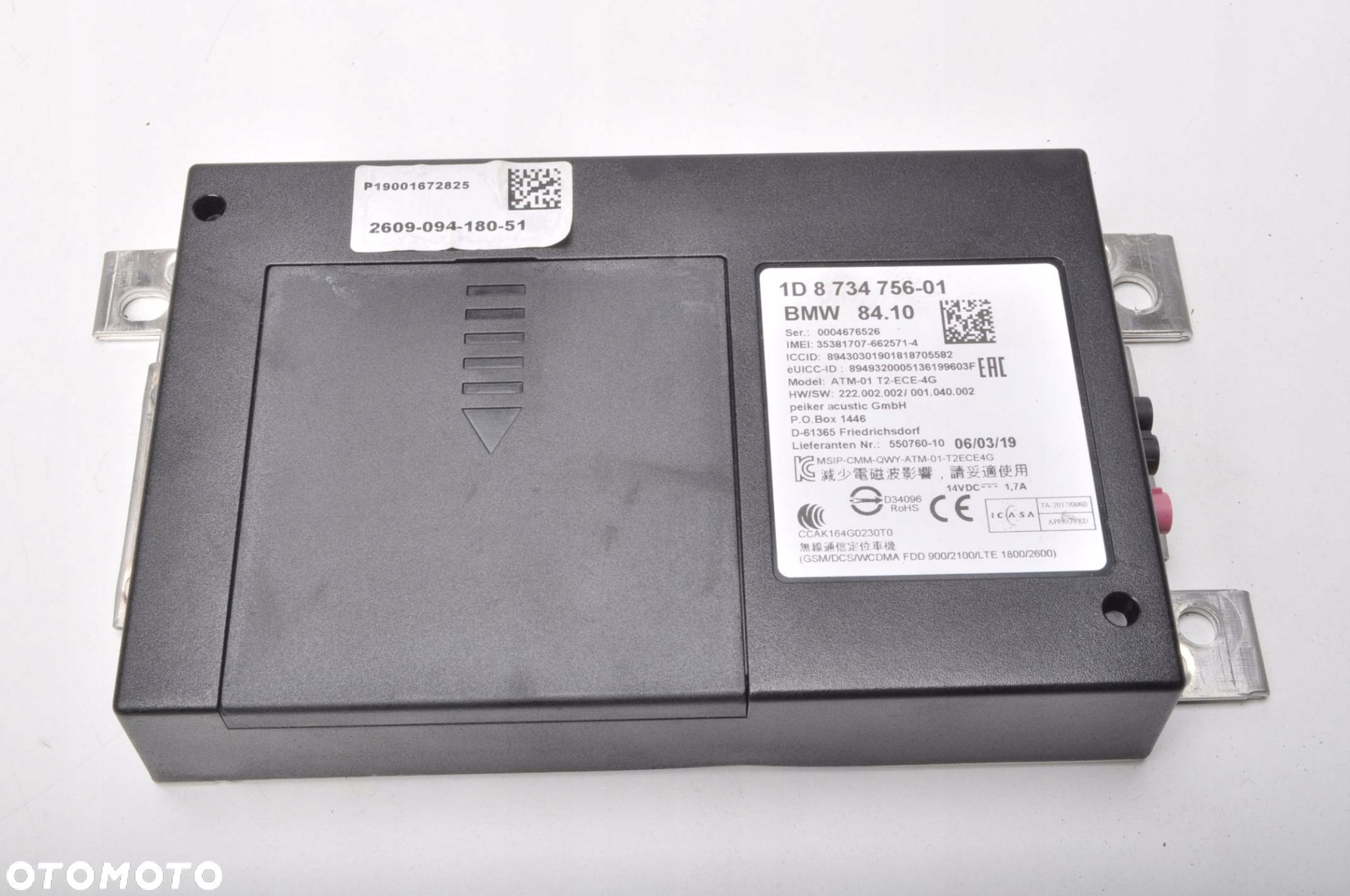 MINI F54 F55 F56 1.5 T MODUŁ TELEMATIC 8734756 - 1