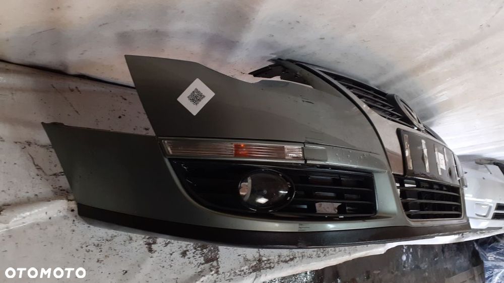 ^ ZDERZAK PRZÓD PRZEDNI DO VOLKSWAGEN VW PASSAT B6 HALOGENY LA6W SELEDYNOWY - 2