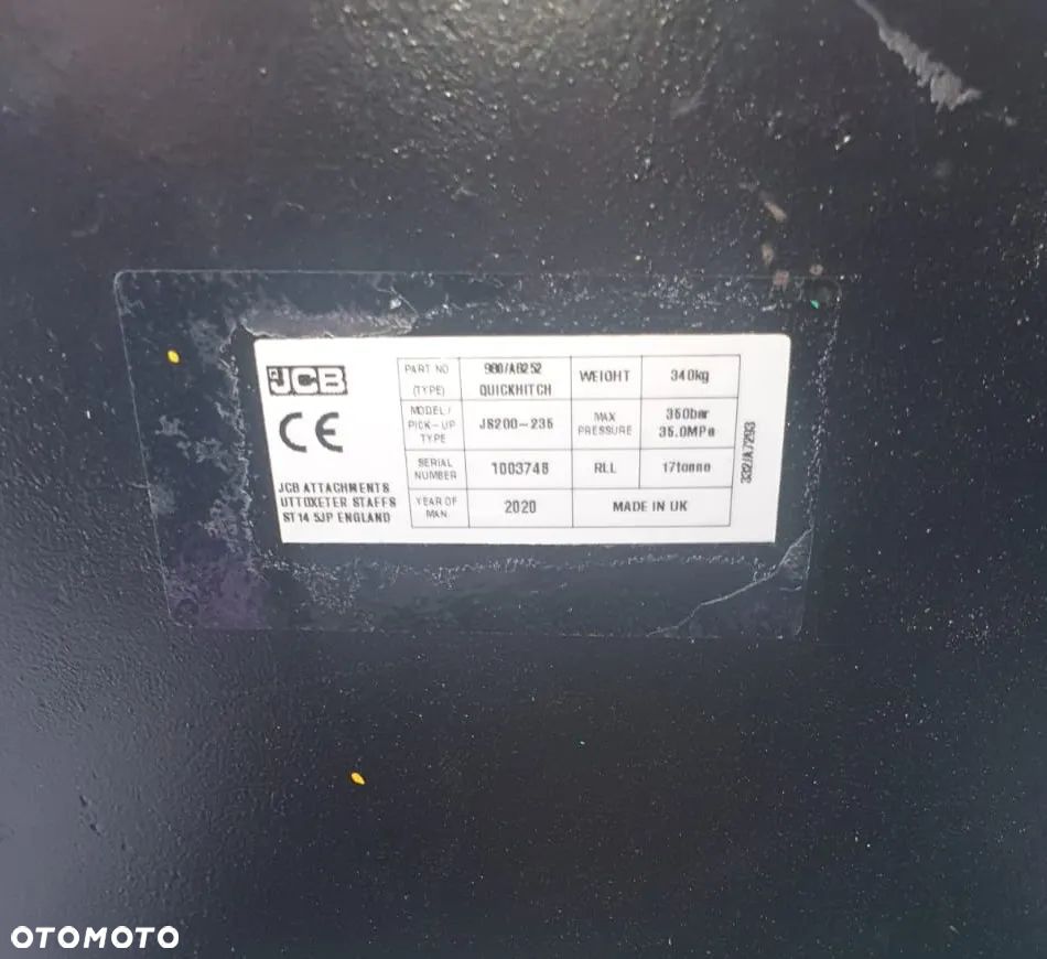 Szybkozłącze hydrauliczne JCB JS200-235 ORYGINALNE - 3