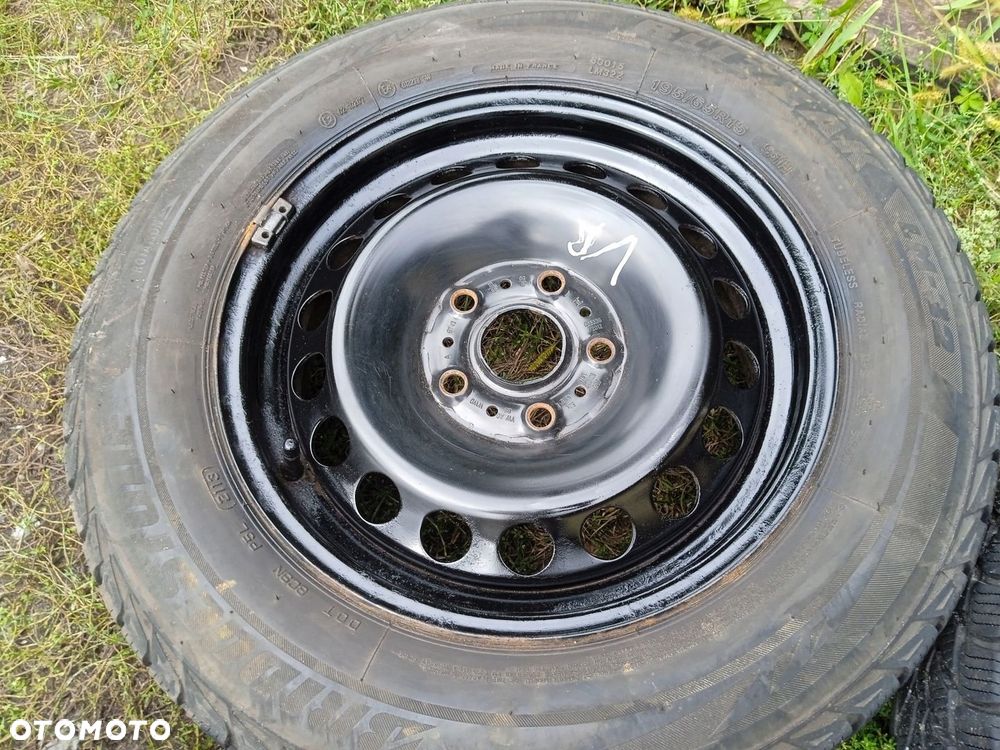 felgi stalowe 5x112 VW Caddy Golf Sharan Skoda Octavia Opony koła zimowe - 5