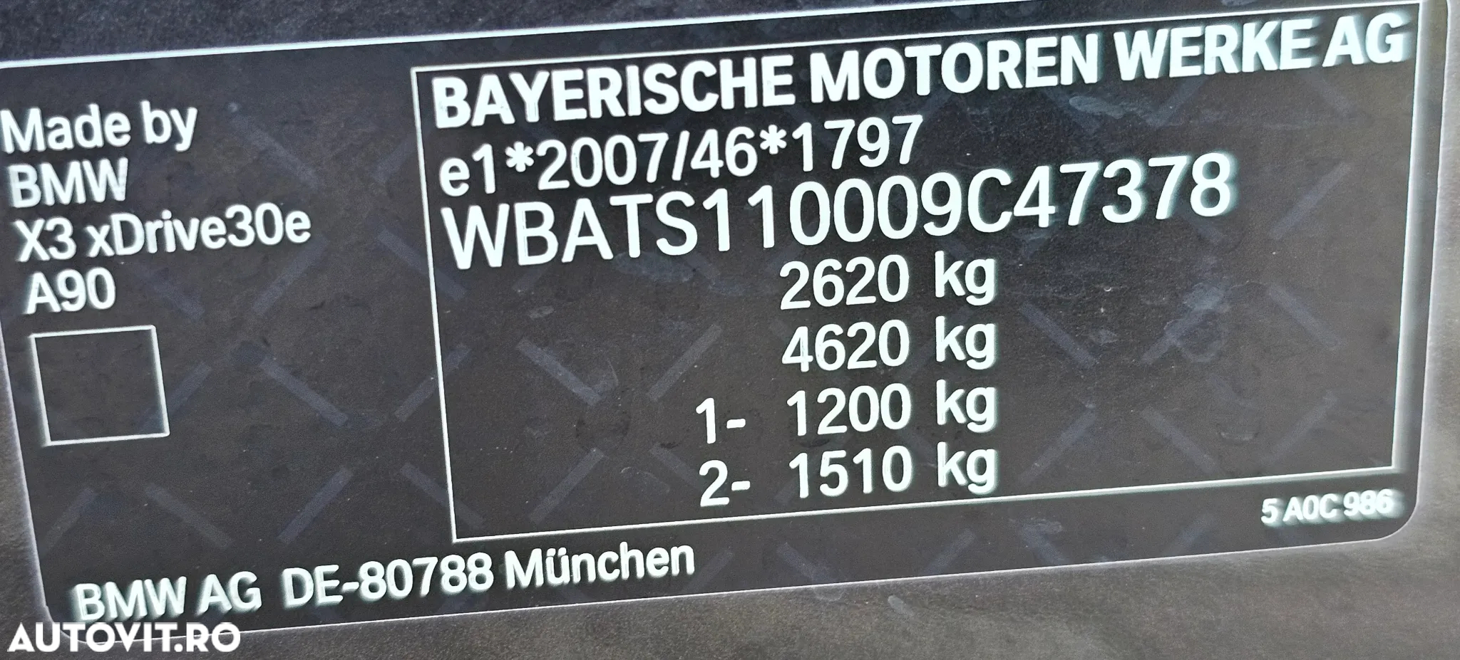 BMW X3 xDrive30e AT PHEV - 19
