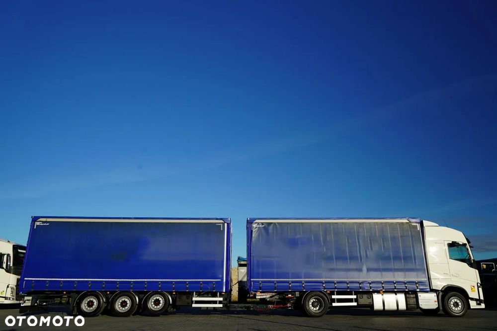 Volvo FH 500 / TANDEM PRZEJAZDOWY 120 M3 / WINDA / KLIMATYZACJA POSTOJOWA / + FRUEHAUF / OŚ PODNOSZONA / SAF / MOCNA PODŁOGA - 14