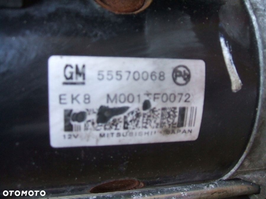 OPEL ASTRA J MOKKA ZAFIRA INSIGNIA 1.6cdt ROZRUSZNIK STARTER 55570068 - 4