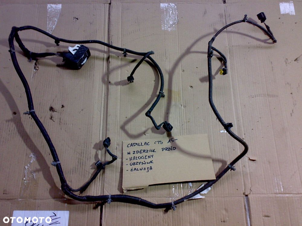 cadillac cts iii 2015 - 2019 wiązka instalacja zderzaka przedniego przód - 1