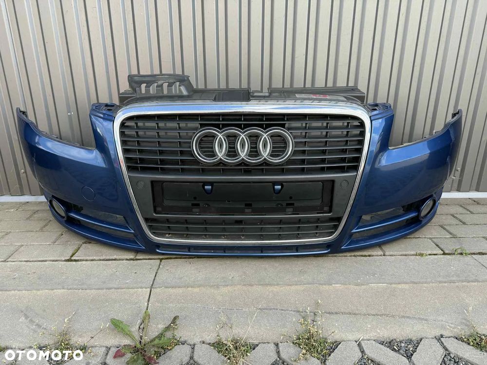 Audi A4 B7 Zderzak przód przedni kompletny 4xPDC LZ5C - 1