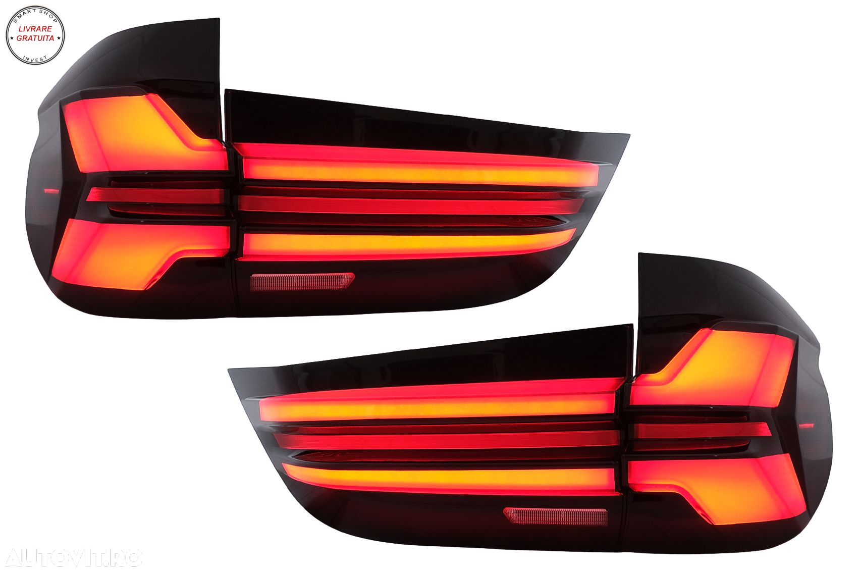 Stopuri Full LED BMW X5 F15 (2013-2018) Conversie la G05 Design- livrare gratuita - 10