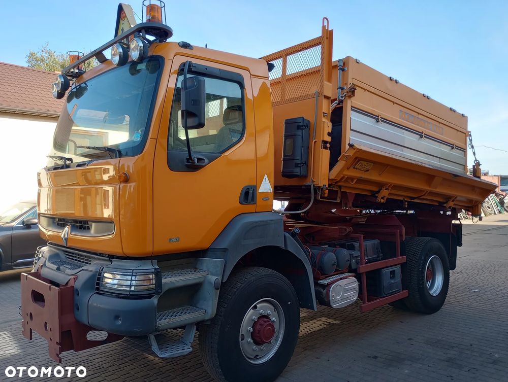 Renault KERAX 260 4x4 Bordmatic + solarka piaskarka 6m3 acometis - 3