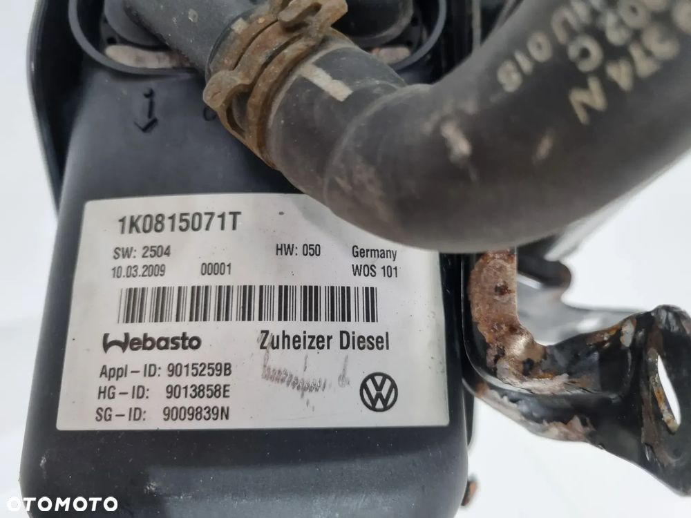 VW TOURAN CADDY WEBASTO OGRZEWANIE POSTOJOWE 1K0815071T - 5
