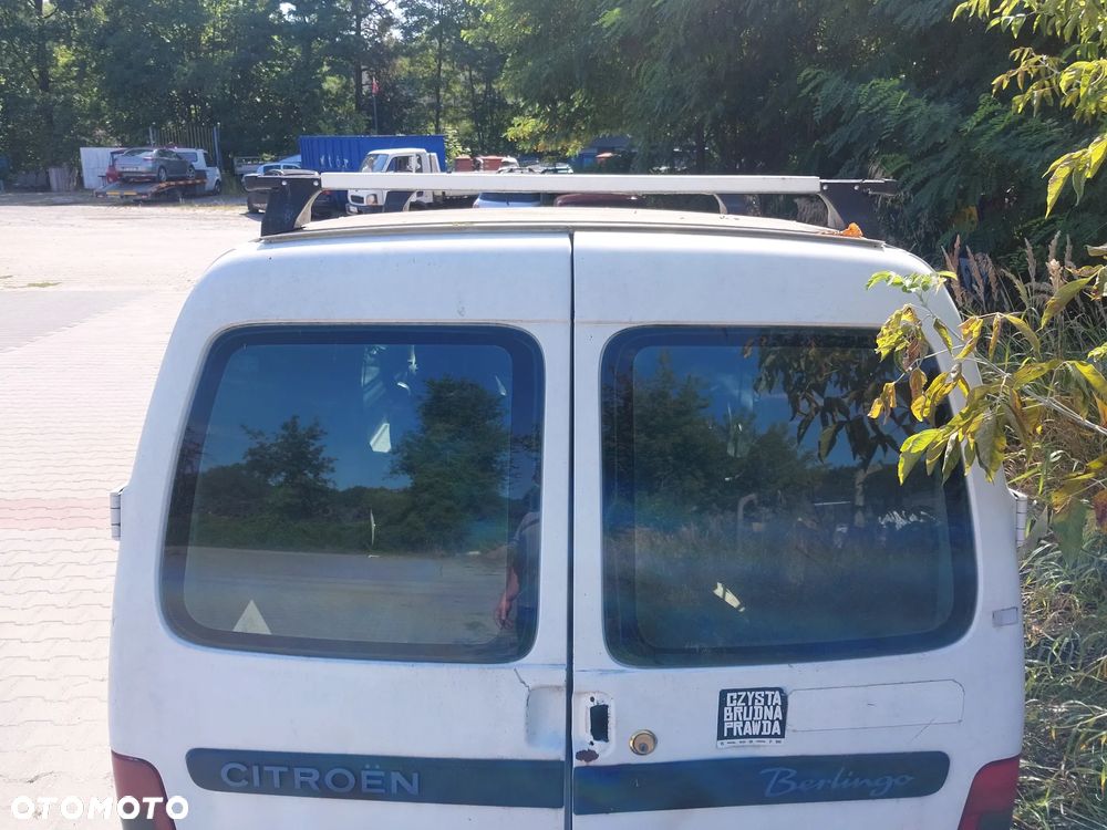 Citroen Berlingo Peugeot Partner I silnik 1.9 TD skrzynia biegów drzwi maska błotnik klapa EWPA szyba czołowa fotel belka felgi alternator maglownica lampa zderzak hak holowniczy relingi bagażnik dachowy klamka zacisk mcperson rozrusznik pompa wtryskowa paliwa antena zegary stacyjka lusterko prawy lewy prawe lewe CAŁY NA CZĘŚCI WSZYSTKIE CZĘŚCI - 5