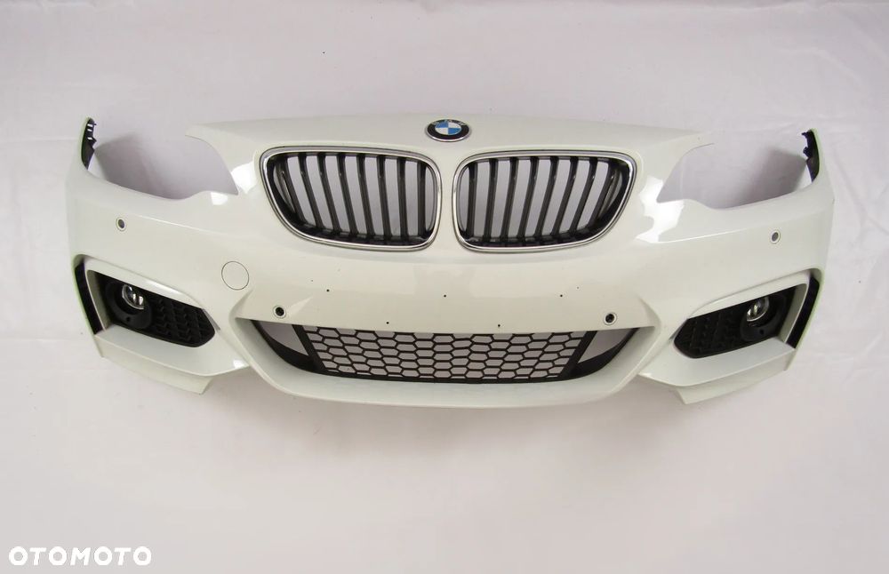 Zderzak przedni BMW 2 F22 / F23 M Pakiet 14 - 19 Pdc-6 Lakier Alpin Weiss 300 - 4