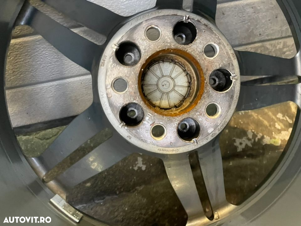 jante roti bmw M5 E60 M6 e63 e64 originale M power nu M pachet R19 2 lățimi fără defecte tehnice sau Reparatii 8/5 fata 9/5 J spatele Style 167 5x120 - 18