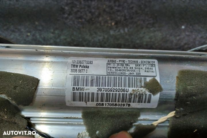 Airbag pasager 30367269C 30355677C 39705929206U BMW Seria 3 E91 [2004 - 4