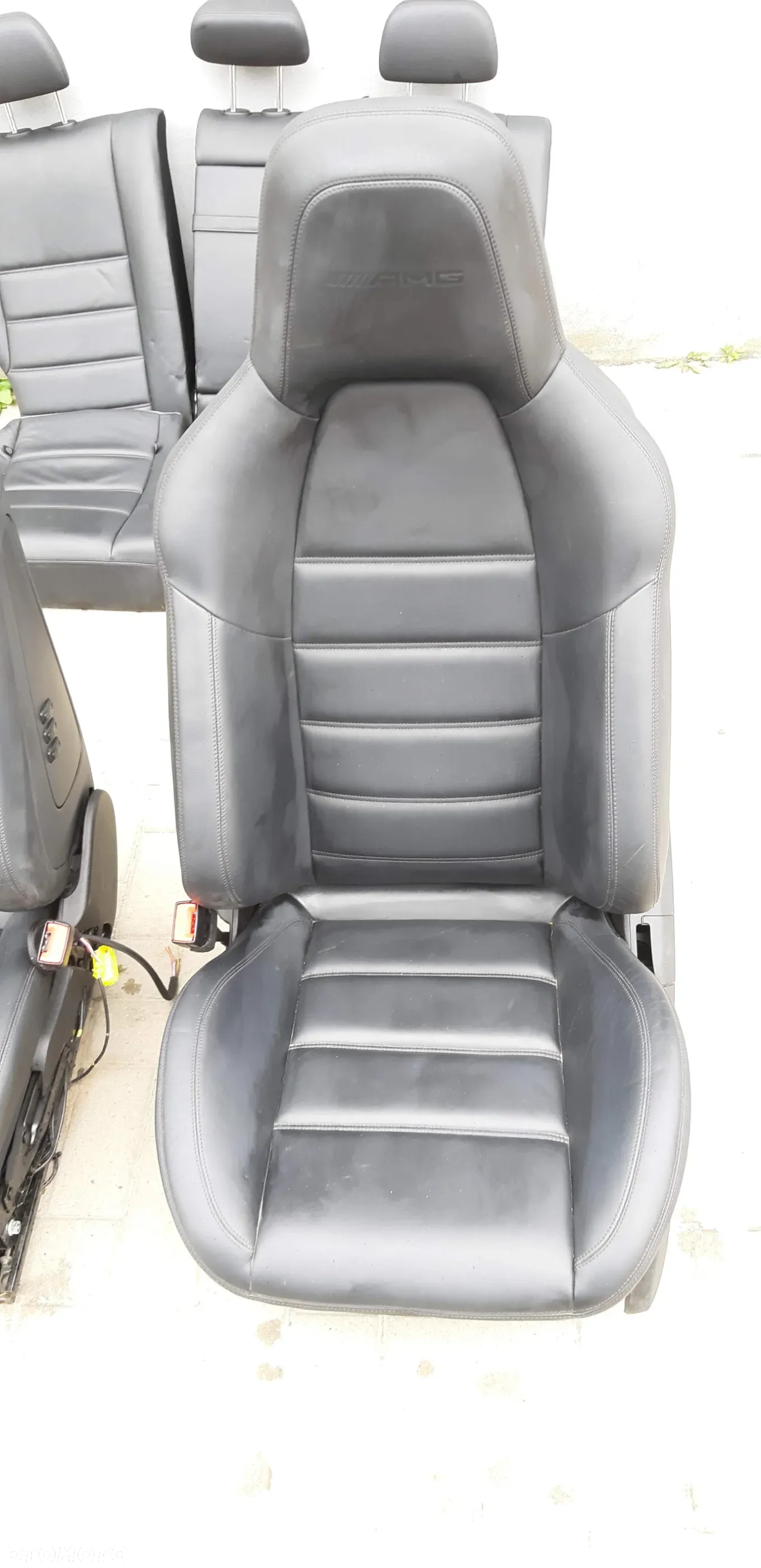 Fotele kanapa komplet Mercedes W204 C63 AMG 2008r 6.3b kombi - 4