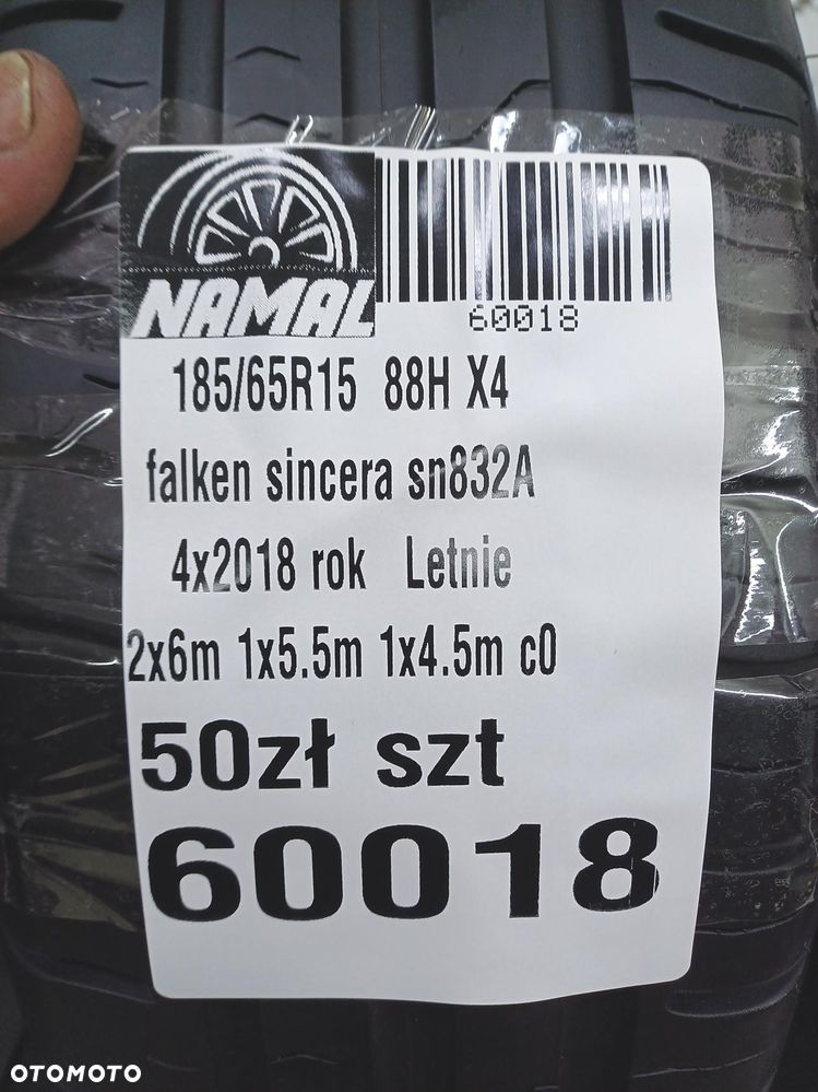 4x 185/65r15 falken letnie 6mm 60018 - 10