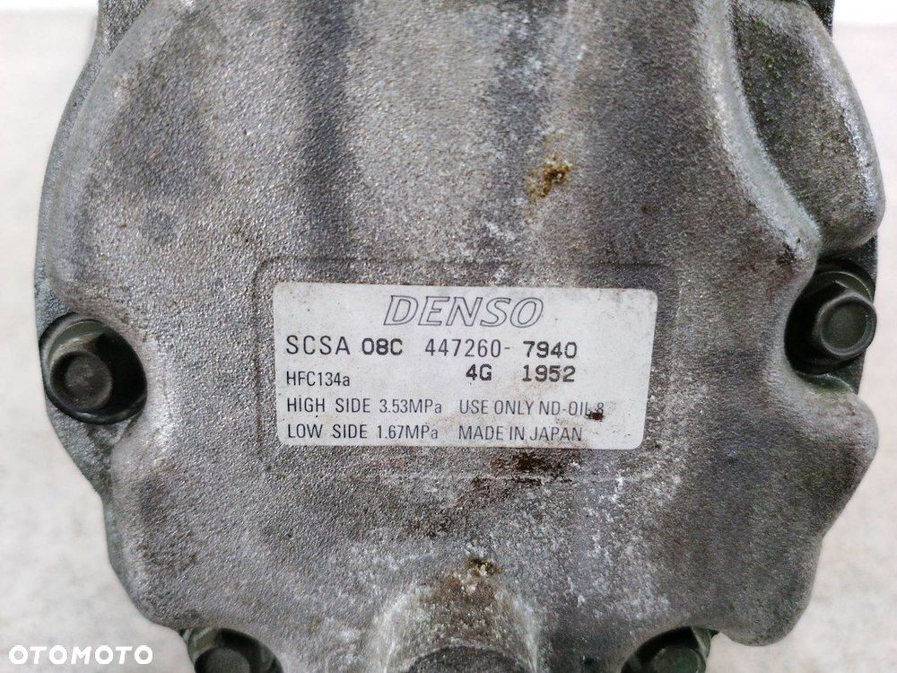 POMPA, SPRĘŻARKA KLIMATYZACJI SUBARU OUTBACK III 447260-7940  DENSO 2.5 - 1