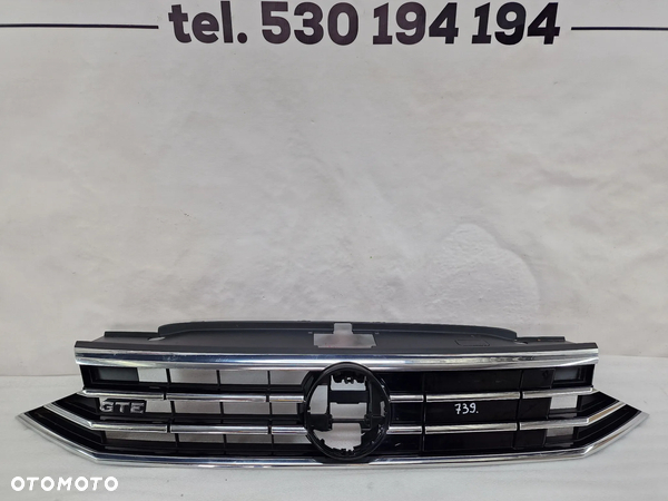 VW PASSAT B8 GTE LIFT 18- ATRAPA PRZEDNIA / GRILL PRZEDNI PRZÓD , NR 3G0853653P / 3G0853653R , NR AUKCJI GL739