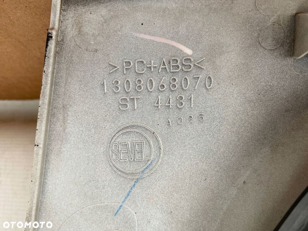 Peugeot Boxer 07- ATRAPA GRILL BIAŁA ORYGINALNA CHROM 1308068070 - 8