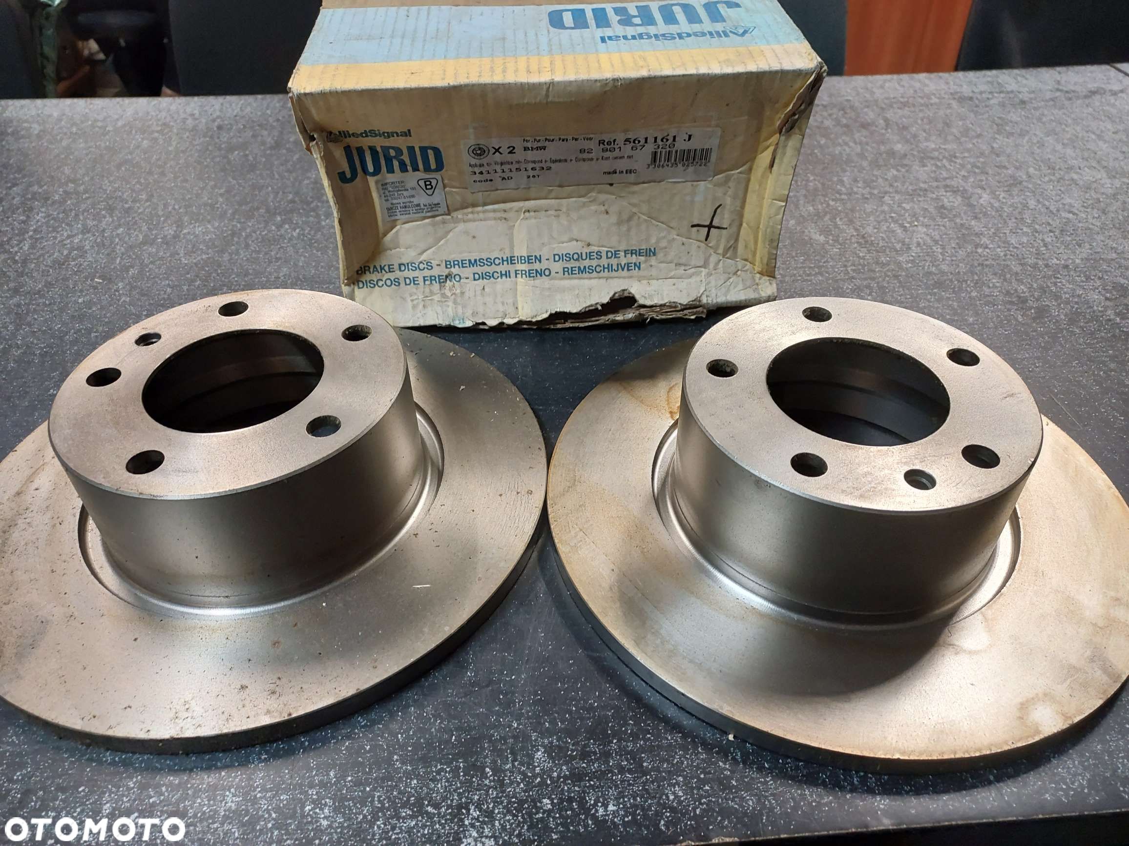 TARCZA HAM. PRZÓD 284 12.2x10.4  BMW 5 (E28) 1.8/2.0/2.4D 05.81-12.87  KOMPLET - 1