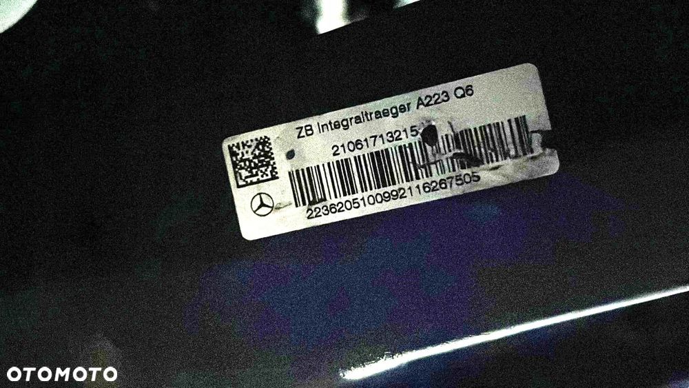 WÓZEK ZAWIESZENIE BELKA SANKI KOŁYSKA PRZÓD MERCEDES C-KLASA W206 2WD RWD - 11