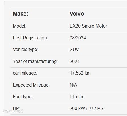 Volvo EX30 Single Motor RWD Core - 8